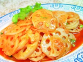 冬季养生食谱-番茄砂糖藕